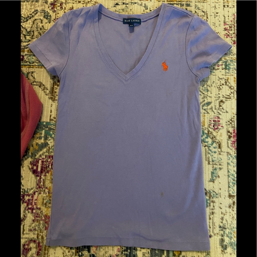 Women’s Polo Ralph Lauren purple short sleeve top